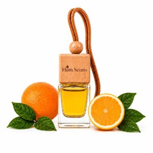 HoM Scents Car Air Freshener, Essential Oil Diffuser, Long Lasting Hanging Fragrance Diffuser, Glass Bottle Auto Air Freshener for Cars, Trucks & SUVs, Lemon, Lavender (Citrus Lemon)