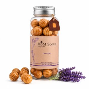 Hom Scents Lavender Cedar Balls - 35pcs, Long-Lasting Home Fragrance for Bedrooms, Bathrooms, Closets, Air Freshener, Odor Eliminator